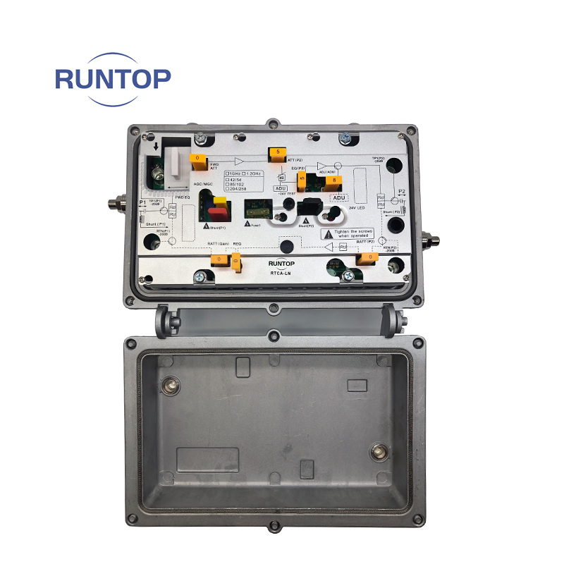 Single RF output Two-way Operation 5-1002MHz Platform CATV Amplifier